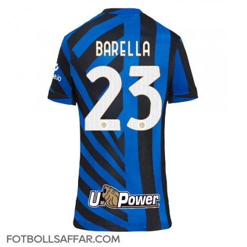 Inter Milan Nicolo Barella #23 Hemmatröja Dam 2024-25 Kortärmad